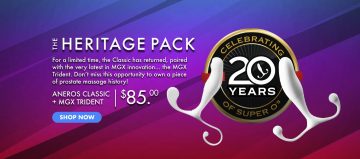 limited time Heritage Pack Web Banner with classic and trident MGX products
