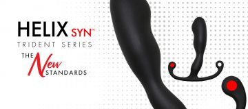 the new standards Helix Syn Trident banner with small and large view of product